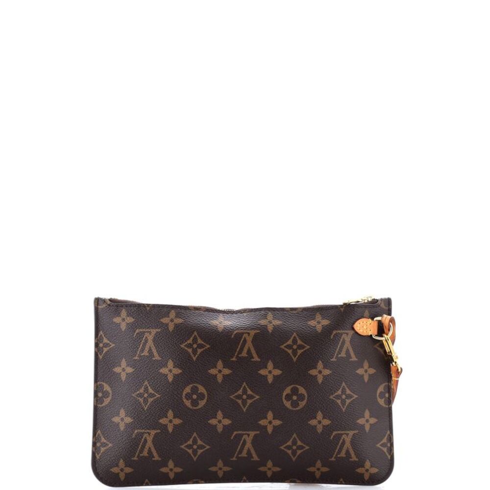 Louis Vuitton Neverfull Pochette Monogram Canvas Large Brown - Picture 3 of 7